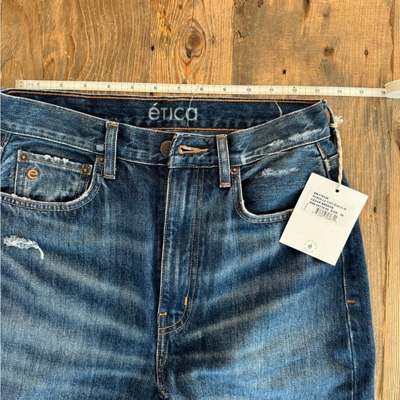 Etica Blue Distressed Women Jeans - Picture 7 of 11